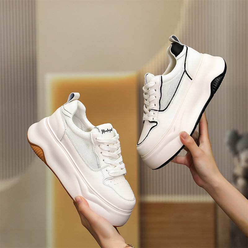 Women's Summer Thick Bottom Hight Increasing Board Casual Shoes