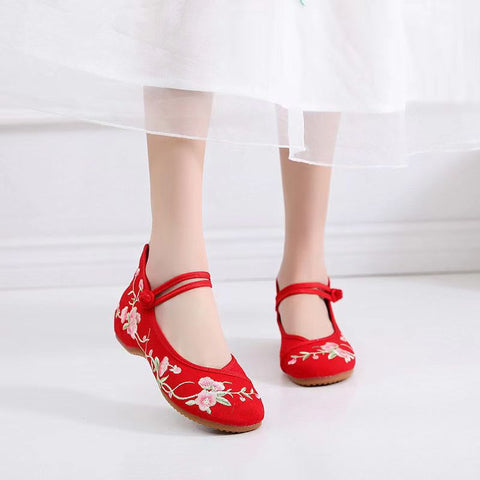 Women's Dream-chasing Hanfu Dance Matching Chinese Style Canvas Shoes