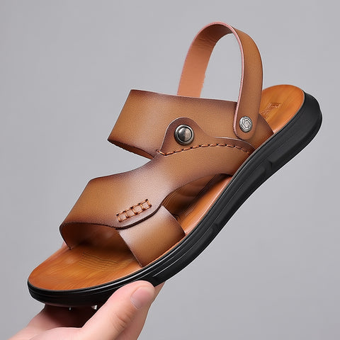 Men's Summer Beach Genuine Fashion Soft Bottom Sandals