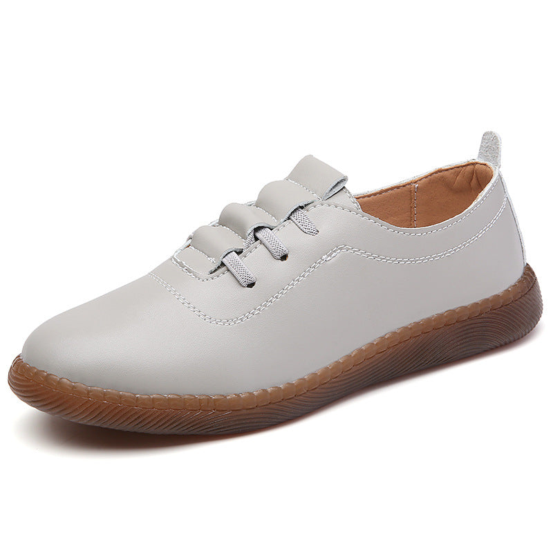 Women's Soft Bottom White Mother Korean Small Casual Shoes