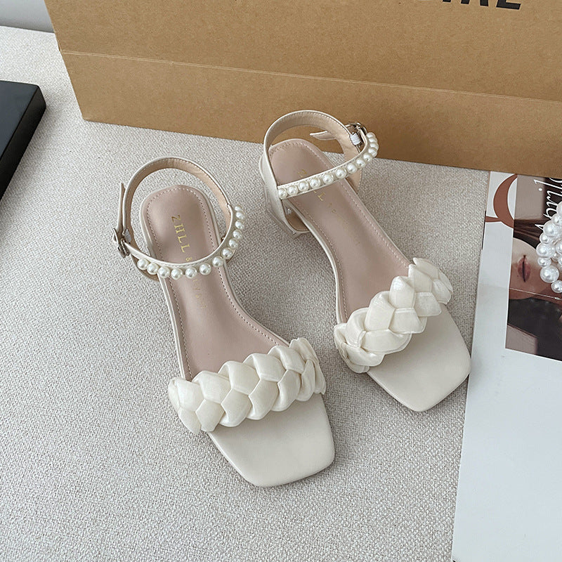 Women's With Chunky Fairy Gentle Style Fat Sandals