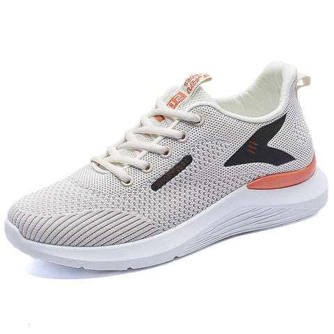 Women's Flying Woven Spring Soft Sole Korean Style Mesh Sneakers